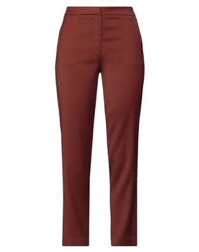 True Royal Woman Pants Tan Size 8 Viscose, Wool, Elastane In Brown