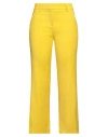 True Royal Woman Pants Yellow Size 2 Viscose, Wool, Elastane