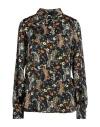 True Royal Woman Shirt Black Size 6 Viscose In Black