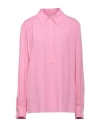 True Royal Woman Shirt Pink Size 10 Viscose In Pink