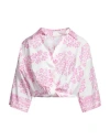 True Royal Woman Blouse Pink Size 8 Cotton
