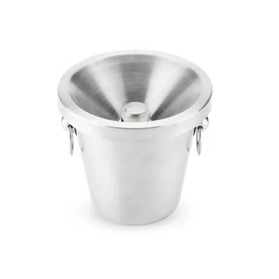 True Savor Stainless Steel Wine Tasting Dumb Bucket In Silver