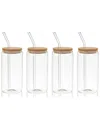 True Set Of 4 Everyday Glass Tumblers