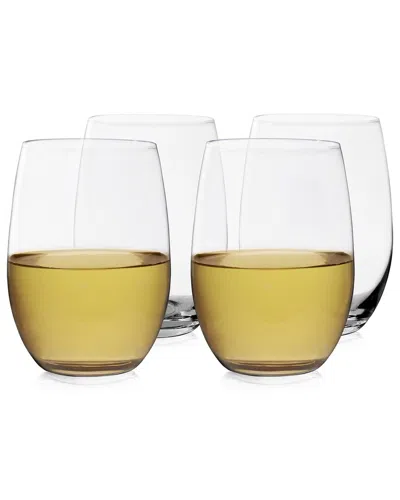 TRUE TRUE SET OF 4 VINO STEMLESS WHITE WINE GLASSES
