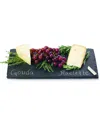 True Slate Cheese Board & Chalk Set In Multi