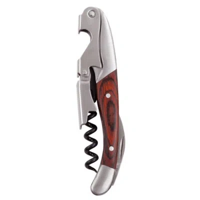 True Spruce Double Hinged Waiter's Corkscrew In Gray