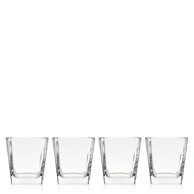 True Square Rocks Glass In Clear