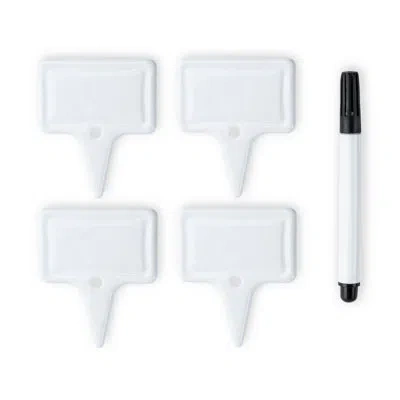 True Tag Ceramic Cheese Labels In White