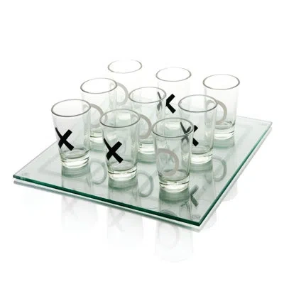 True Tic Tac Shot Drinking Board Game In Clear