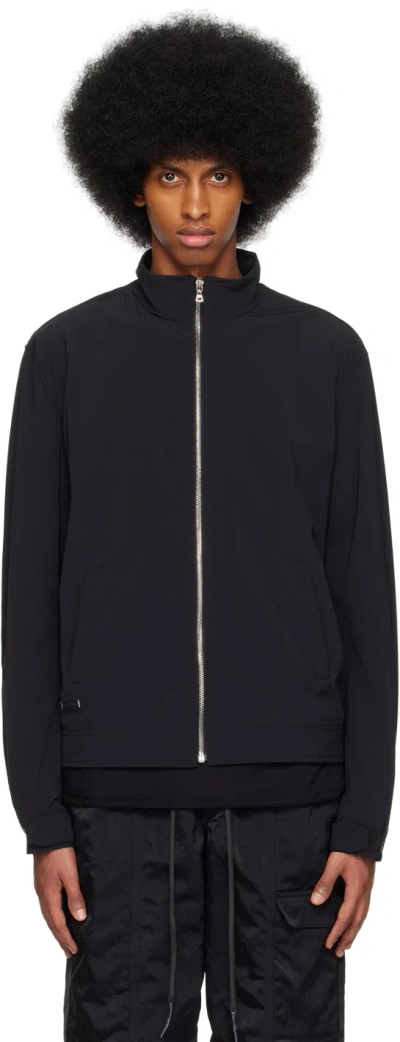 True Tribe Black Mercury Track Jacket In Jet Black