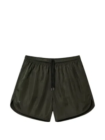 True Tribe Drawstring-waist Swim Shorts In Green