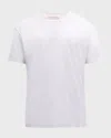True Tribe Men's Lounge Active Silky Cotton T-shirt In White