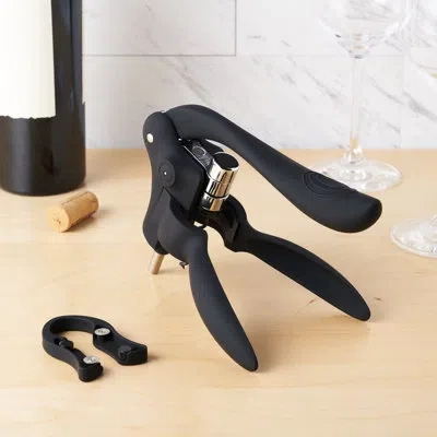 True Virtuoso Lever Corkscrew Set In Black