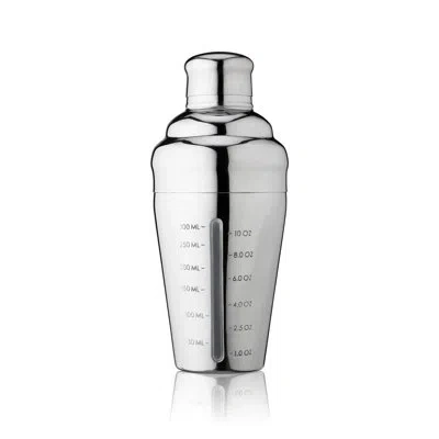 True Vista Measured Cocktail Shaker In Silver