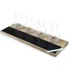 True Wine Flight Set, Set Of 4 In Brown