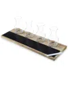 True Wine Flight Set, Set Of 4 In Natural