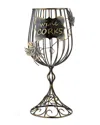 True Wine Glass Cork Display In Bronze