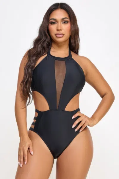 Truedames 2523 Calista Swimsuit In Black