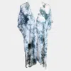 Truedames Tie Dye Cover Up Poncho In Multi