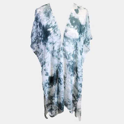 Truedames 28" X 36" Tie Dye Cover Up Kimono Poncho In Multi