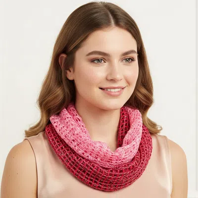 Truedames 2pcs - Net Infinity Scarf In Multi