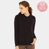 Truedames 3pcs - Solid Thin Pullover Hoodies In Black