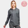 Truedames 3pcs - Solid Thin Pullover Hoodies In Gray