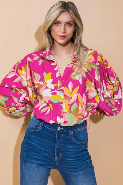 Truedames A Chill Moment Woven Top In Pink
