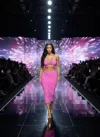 Truedames A Sharp Triangular Cutout Midi In Pink