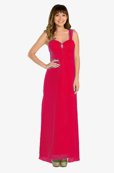 Truedames A Simple Chiffon Bridesmaid Dress In Multi