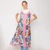Truedames Abstract Print Sleeveless Maxi Dress In Multi