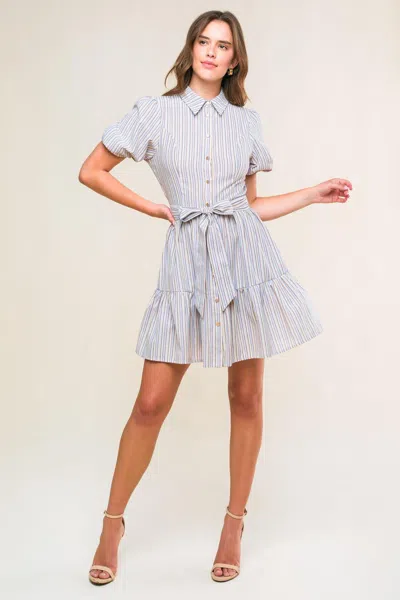 Truedames Adorable Presence Woven Mini Dress In Multi
