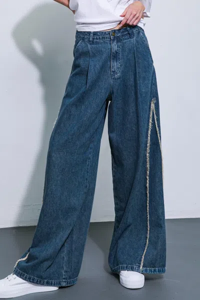 Truedames All Or Nothing Washed Denim In Blue