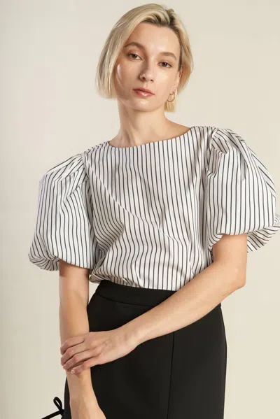 Truedames All The Feelings Woven Top In Gray