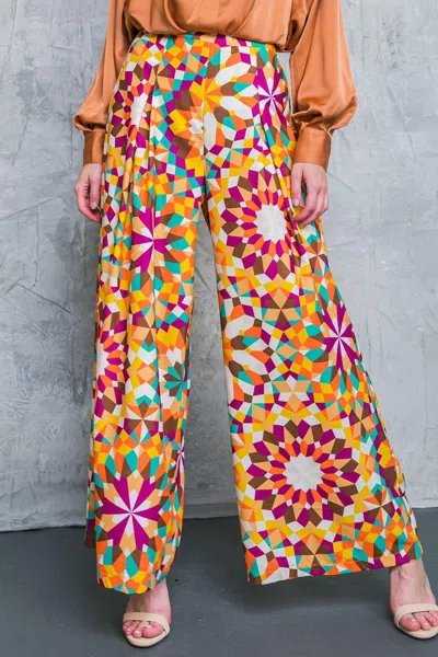 Truedames Alright With Me Woven Pants In Multi