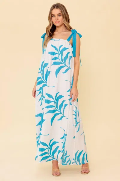 Truedames Amalfi Coast Woven Maxi Dress In White