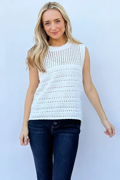 Truedames And The Why Hollowed Out Buttoned Tank In Multi