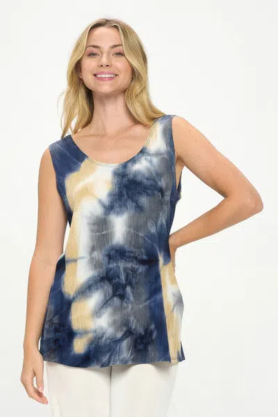 Truedames Andante Tie Dye Print Sleeveless Tank Top In Multi