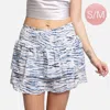 Truedames Artwork Patterned Ruffle Tiered Mini Skirt In Multi