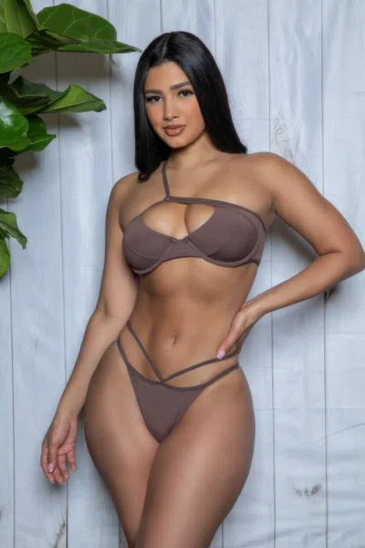 Truedames Ava Bikini Set In Gray