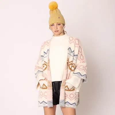 Truedames Aztec Cardigan In Multi