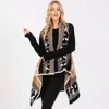 Truedames Aztec Pattern Vest In Black