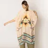 Truedames Aztec Print Kimono Poncho In Multi