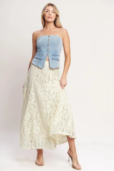 Truedames Ballet Muse Woven Lace Skirt In Multi