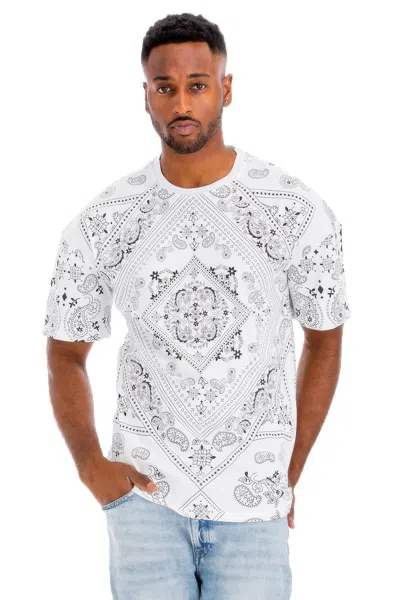Truedames Bandana Print All Over T-shirt In White