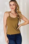 Truedames Basic Bae Full Size Round Neck Slim Cami In Multi