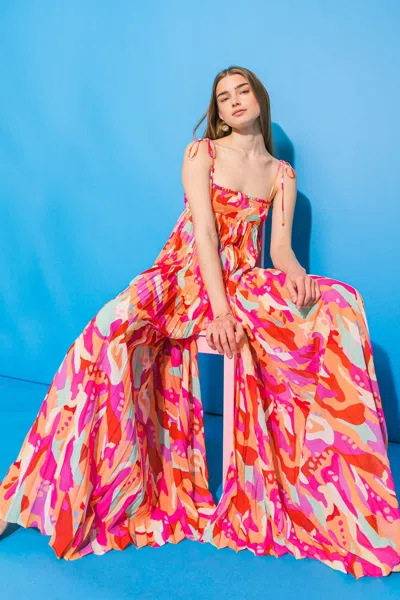 Truedames Better Get Going Woven Jumpsuit In Multi