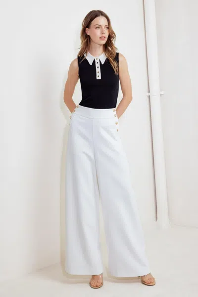 Truedames Better Than Ever Woven Pants In White