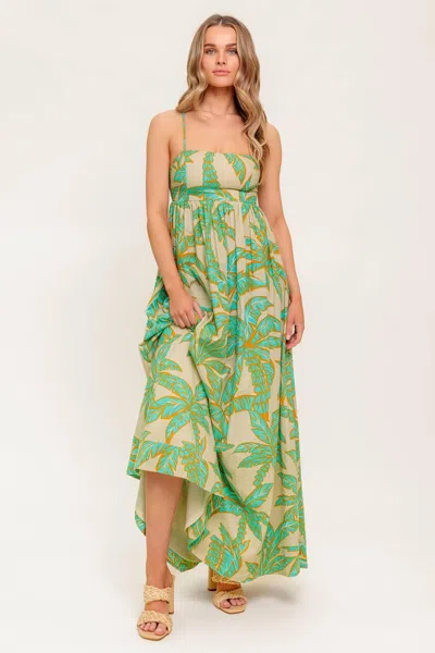 Truedames Blossom Spell Woven Maxi Dress In Multi