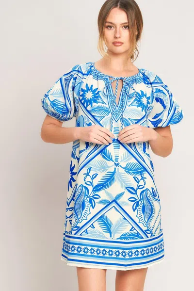 Truedames Blue Lagoon Resort Woven Mini Dress